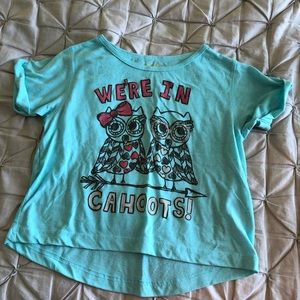 Mudd Cropped T-Shirt with Cuffed Sleeves